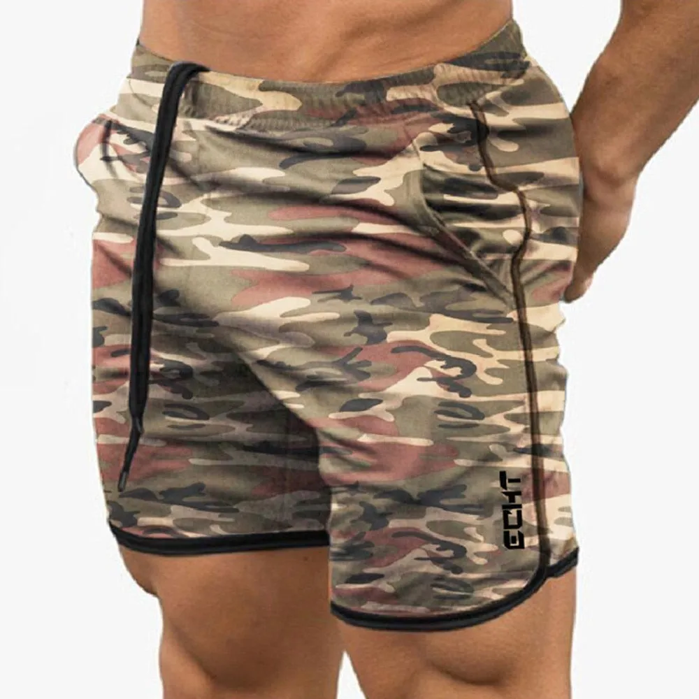 2023 New Men Gym Fitness Loose Shorts Bodybuilding Joggers Summer Quick-dry Cool Short Pants