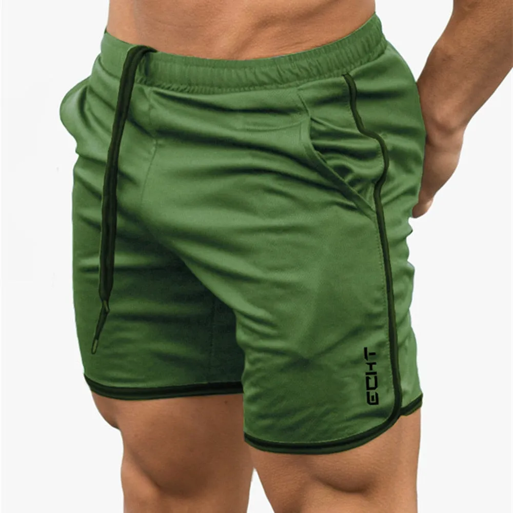 2023 New Men Gym Fitness Loose Shorts Bodybuilding Joggers Summer Quick-dry Cool Short Pants