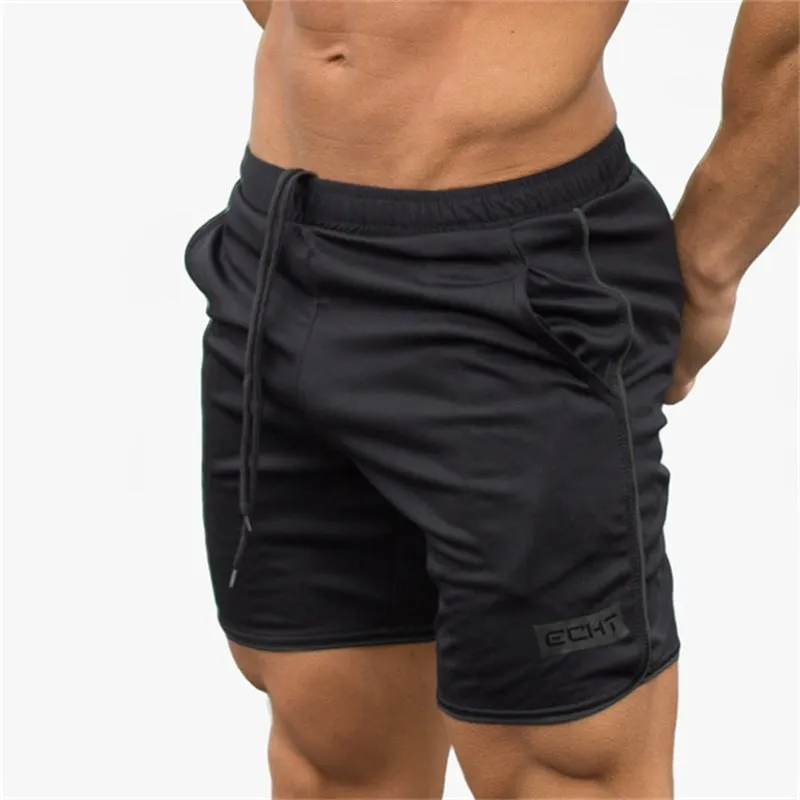 2023 New Men Gym Fitness Loose Shorts Bodybuilding Joggers Summer Quick-dry Cool Short Pants