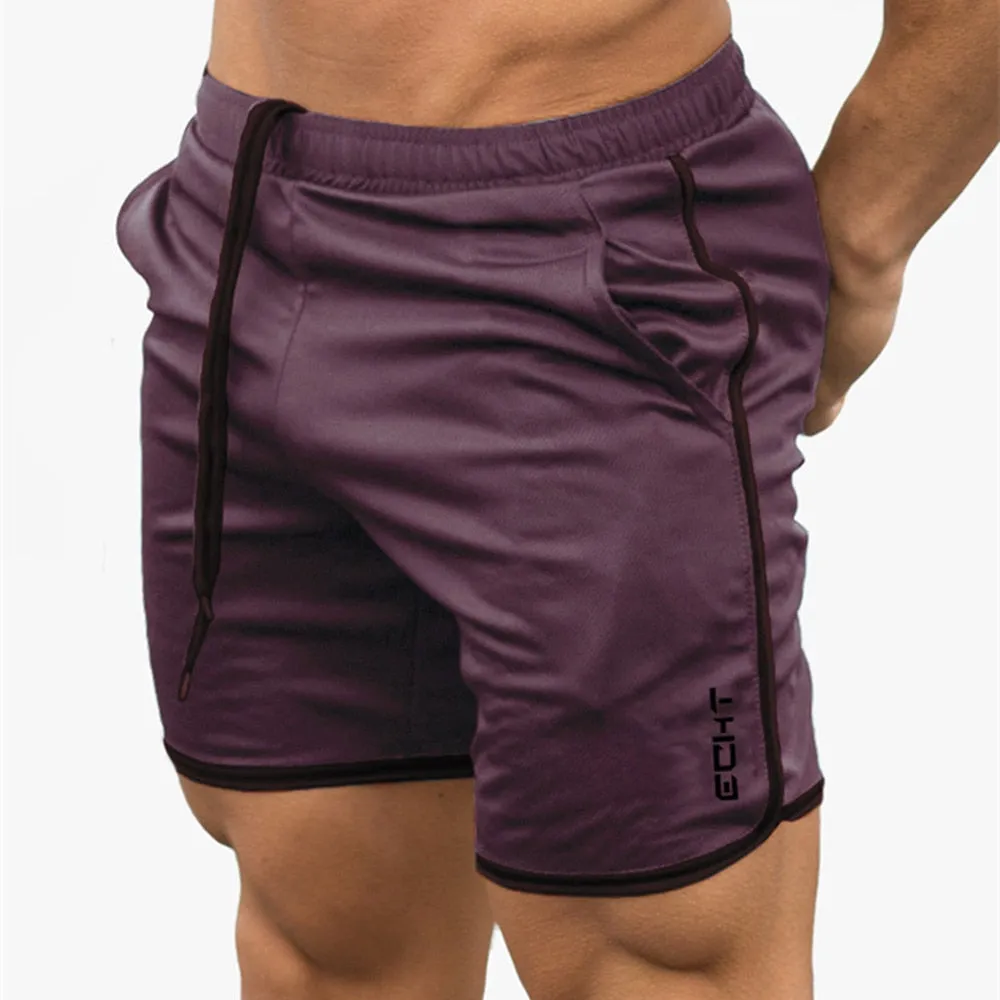 2023 New Men Gym Fitness Loose Shorts Bodybuilding Joggers Summer Quick-dry Cool Short Pants