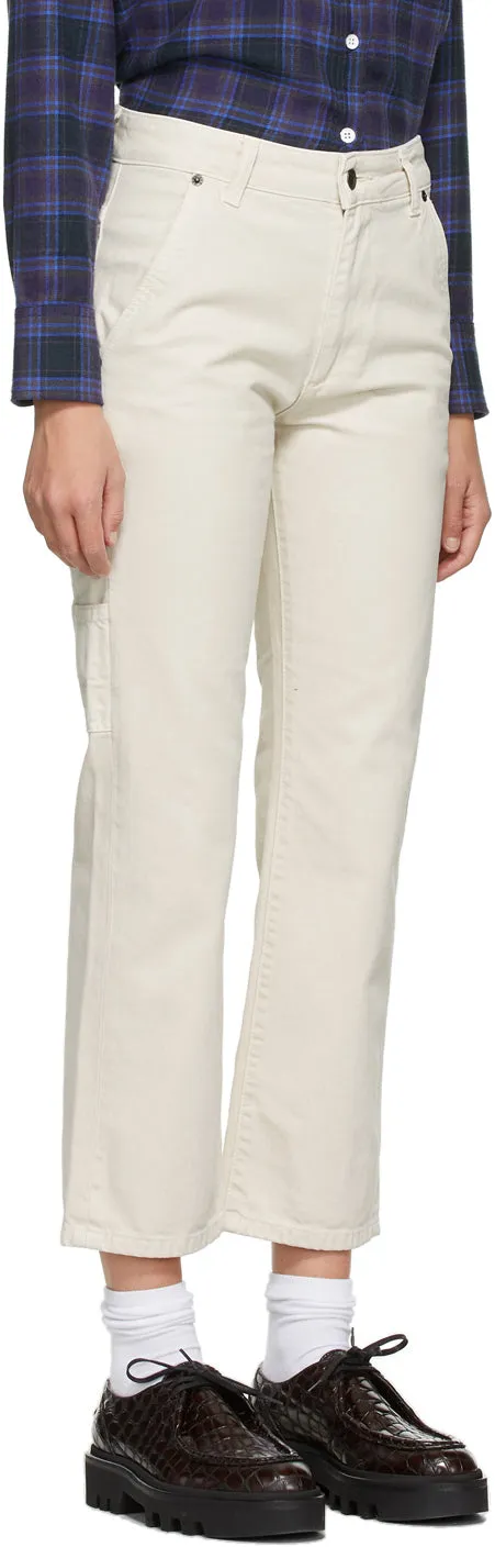 6397 Off-White Carpenter Jeans