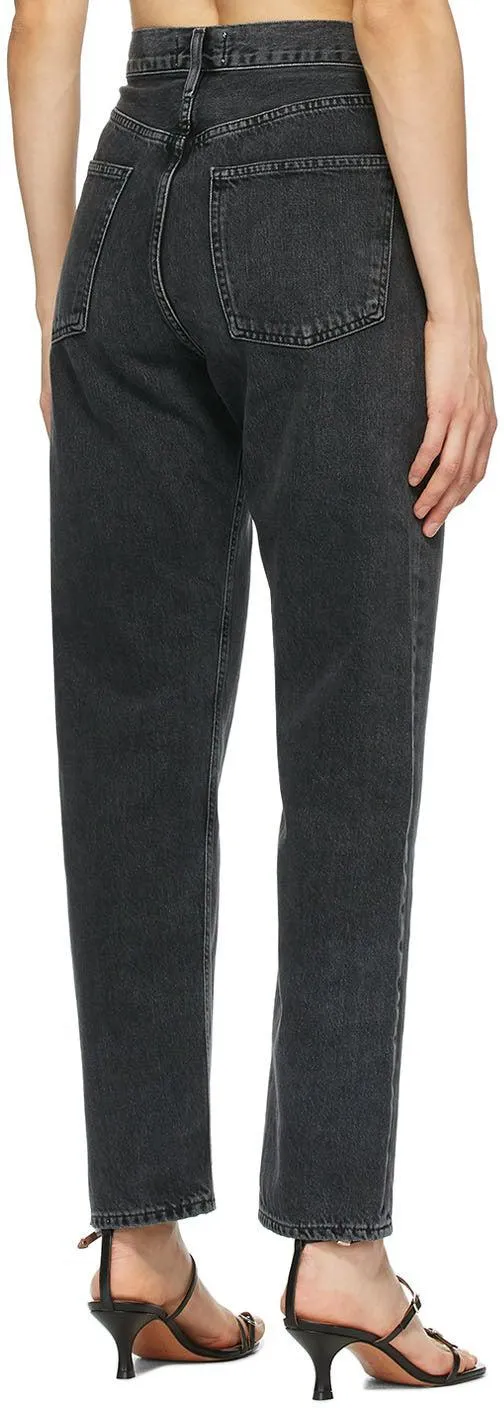 AGOLDE Grey 90's Mid-Rise Loose Fit Jeans