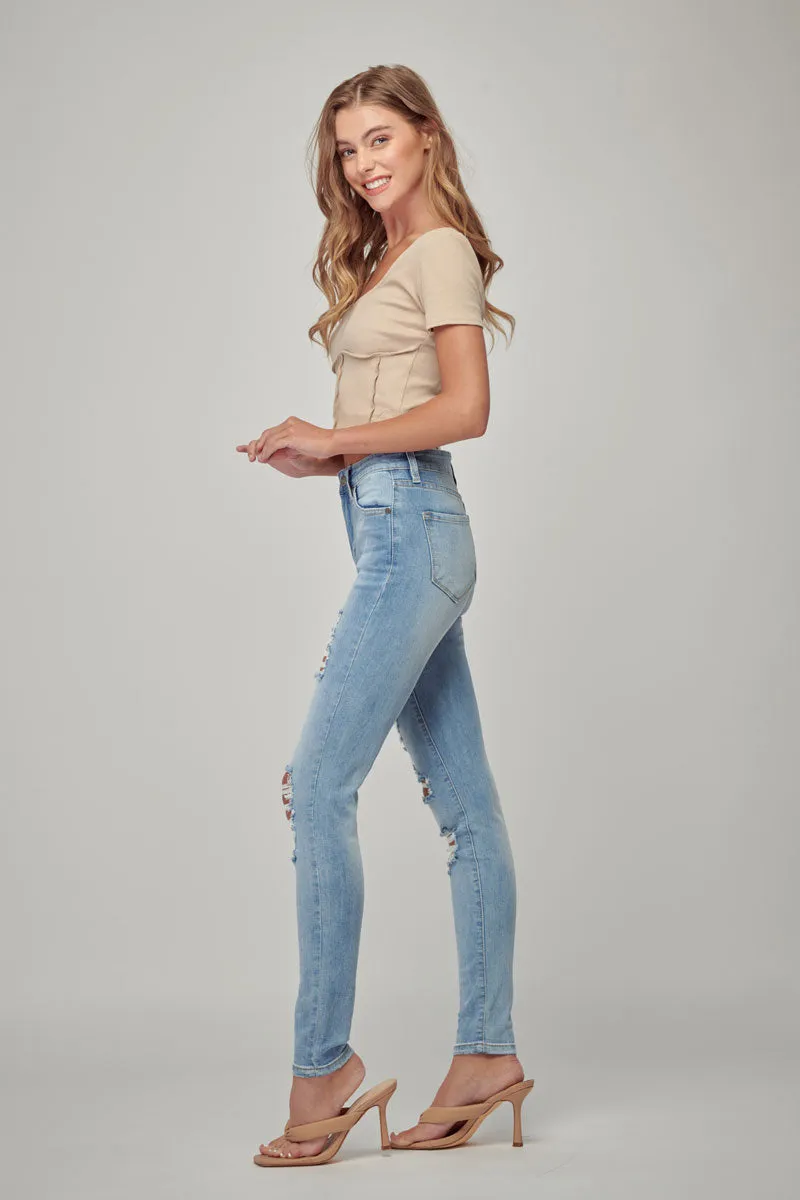 Aiden High Rise Skinny Jeans