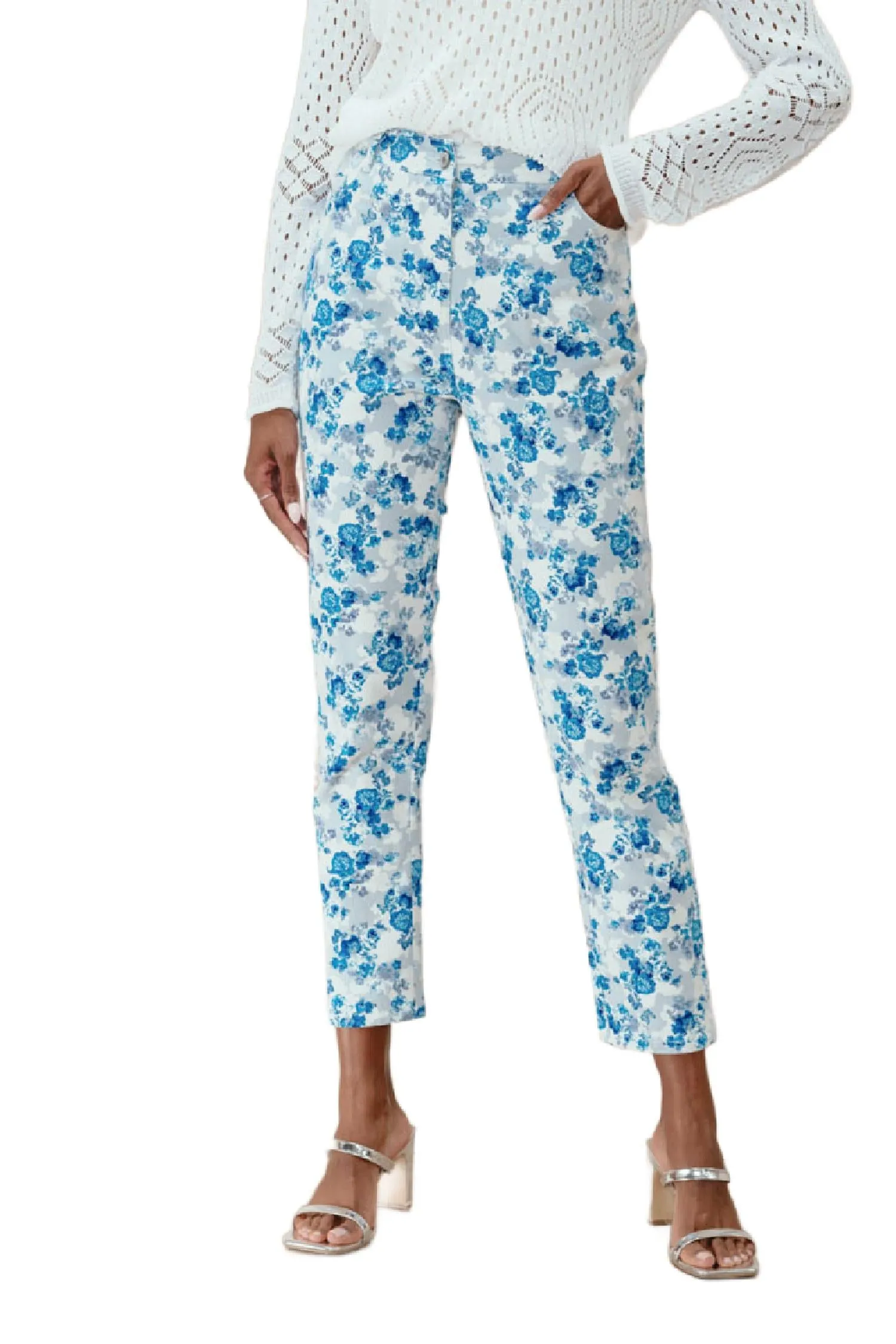 Alison Sheri - Floral Jeans