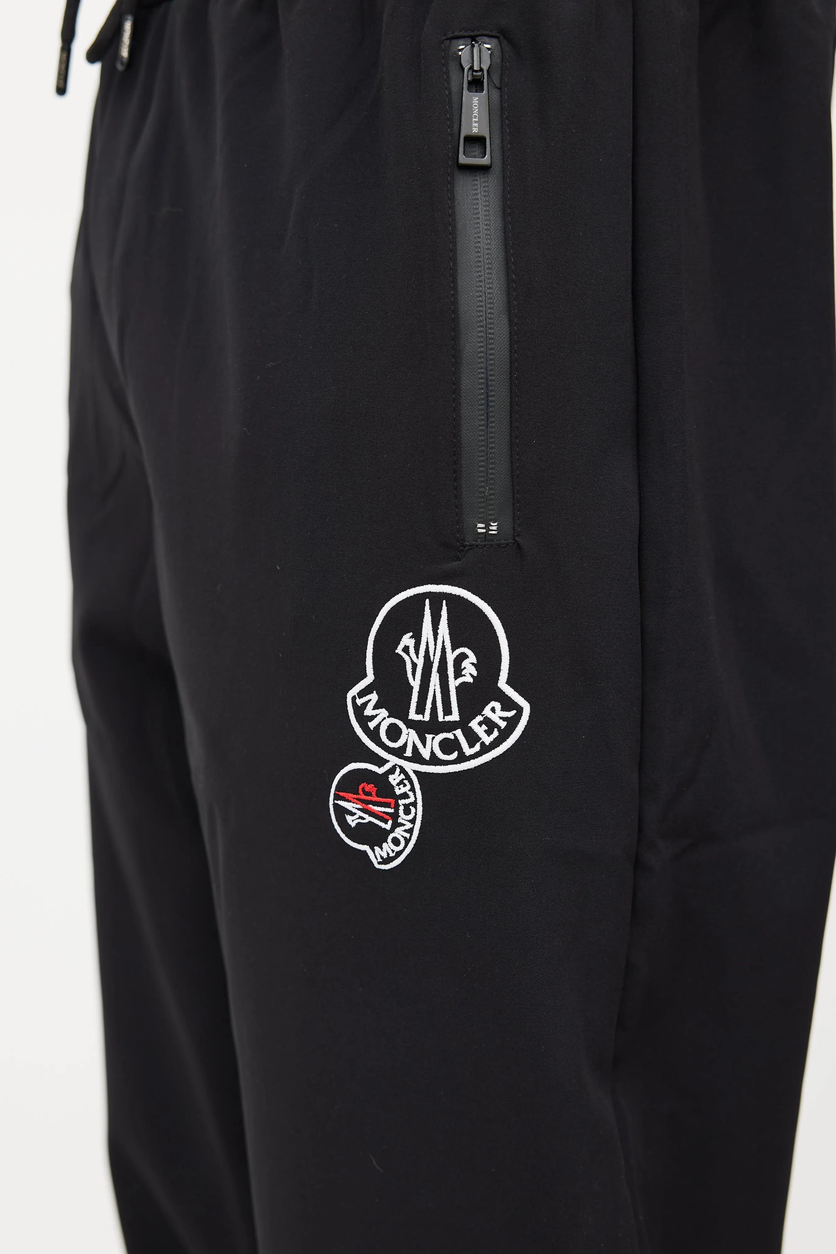 Black & Multicolour Striped Jogger