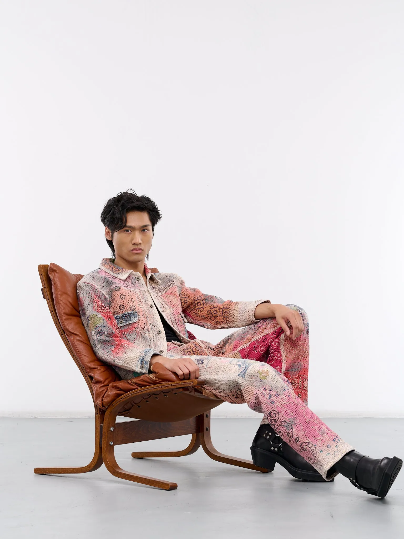 Boro Denim Jeans (BORO-JEANS-PINK)
