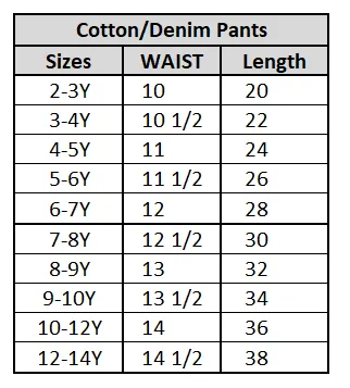 Boys Cotton Twill Pant Craft-BLACK