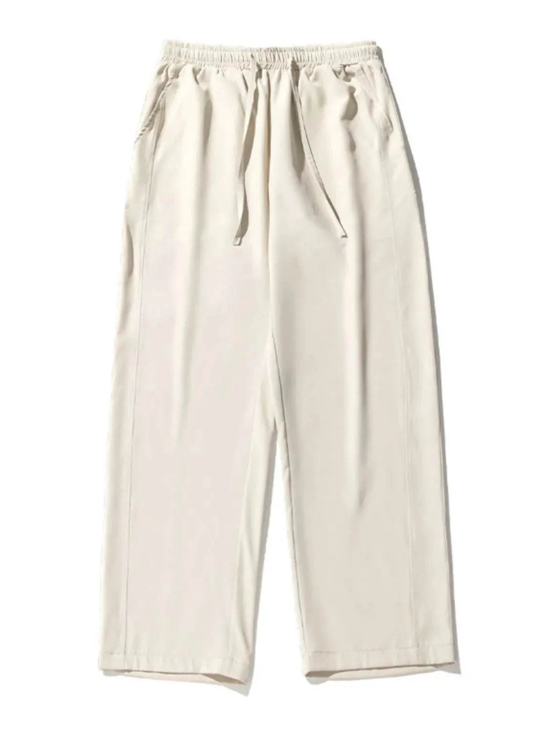 Drawstring Wide Leg Pants