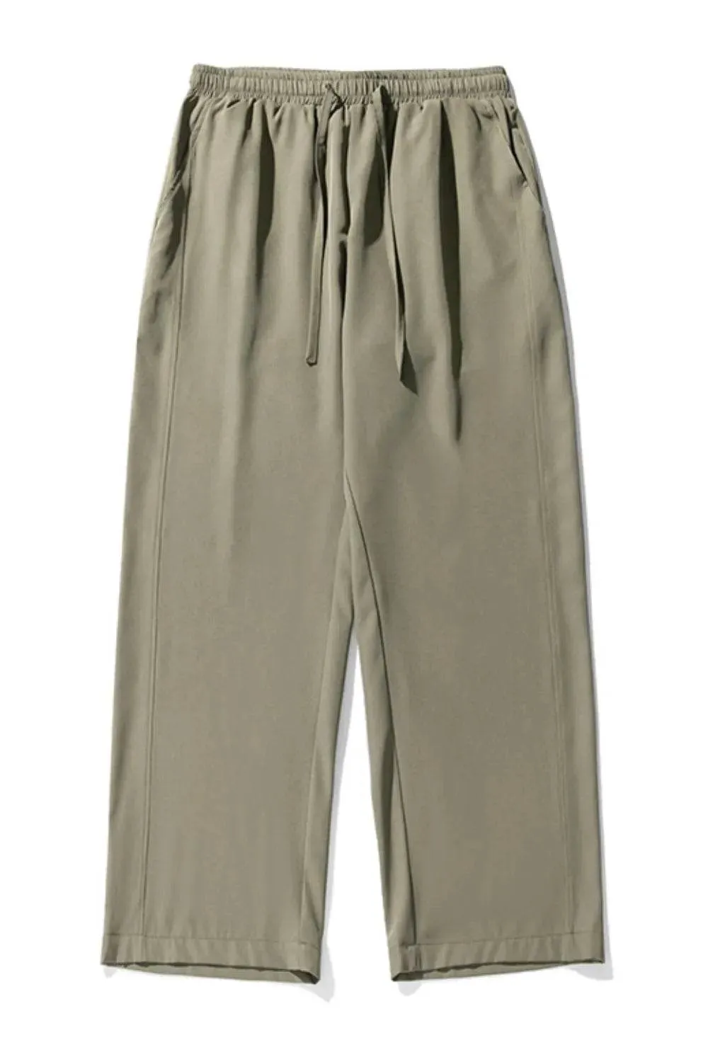 Drawstring Wide Leg Pants