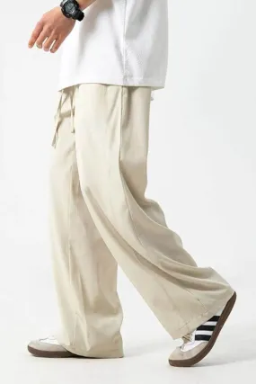 Drawstring Wide Leg Pants