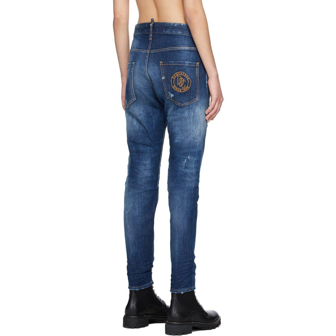 Dsquared2 Blue Skinny Dan Jeans