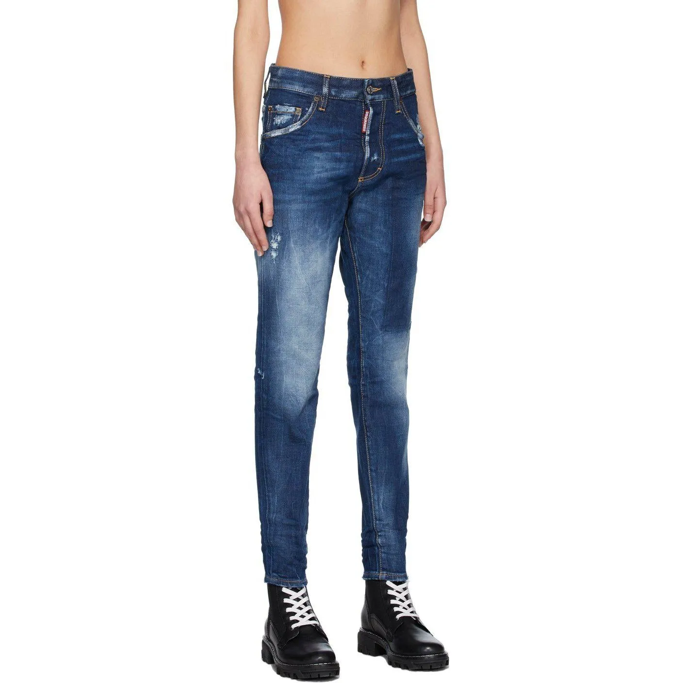 Dsquared2 Blue Skinny Dan Jeans