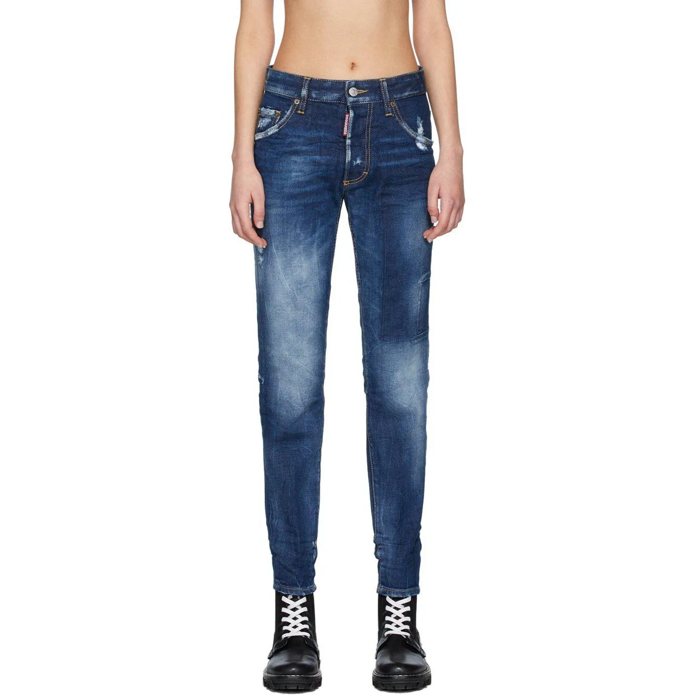 Dsquared2 Blue Skinny Dan Jeans