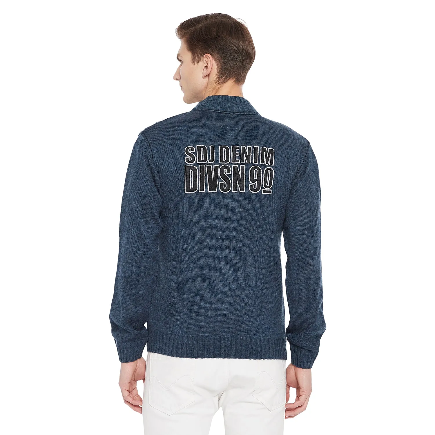 Duke Stardust Men Full Sleeve Zipper Sweater (SDS527)