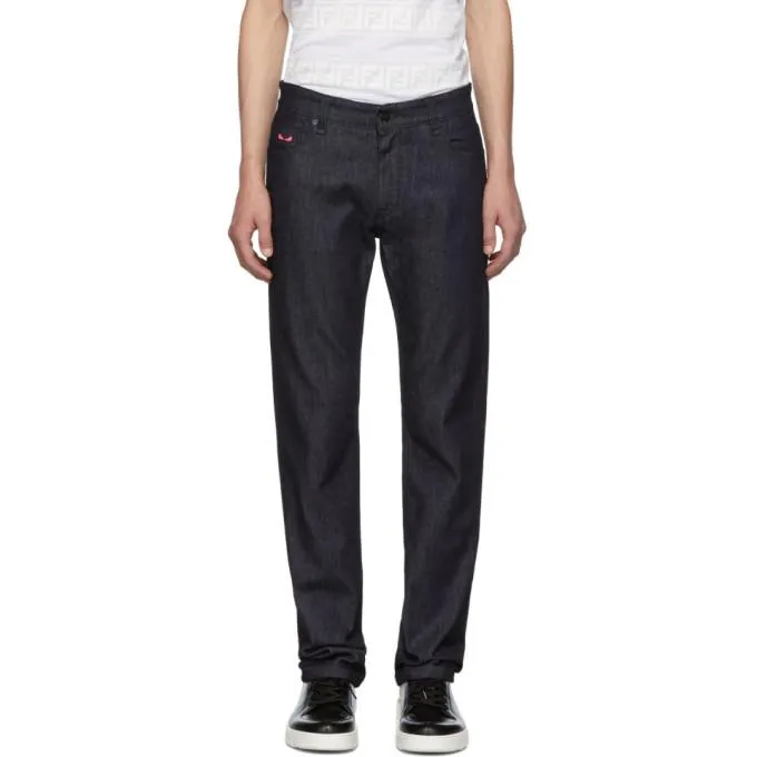 Fendi Blue I See You Jeans