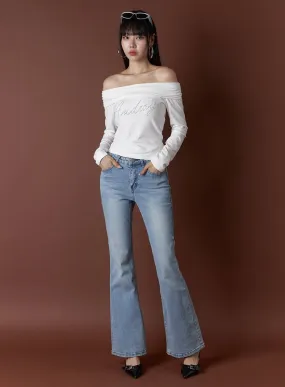 Kitty Slim Bootcut Jeans OS409