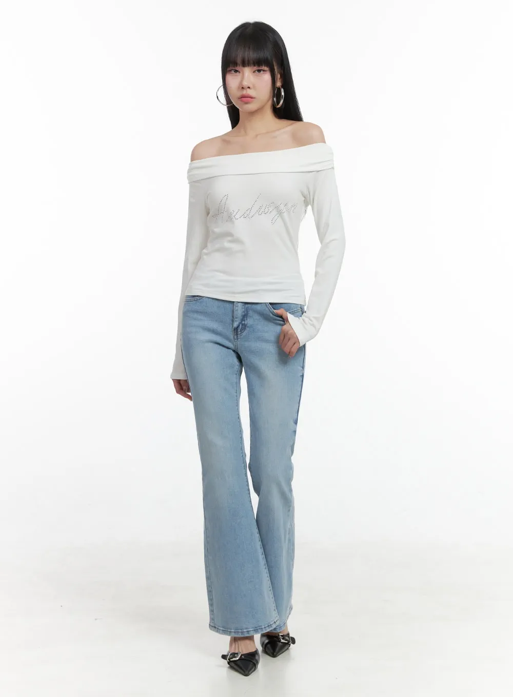 Kitty Slim Bootcut Jeans OS409
