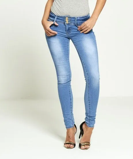 Light Denim Skinny Jeans