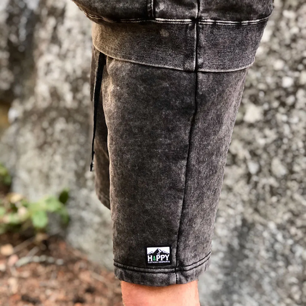 Mineral Wash Sweatsuit w / Shorts