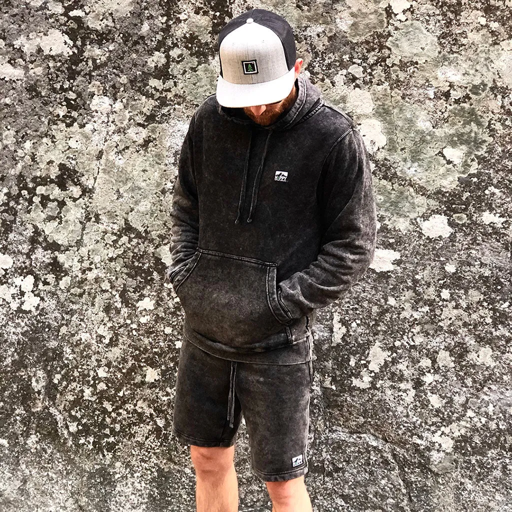Mineral Wash Sweatsuit w / Shorts