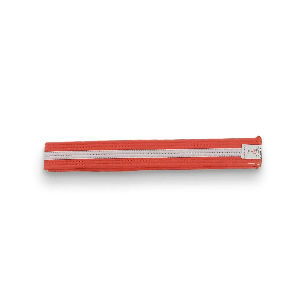 Striped Orange Belt