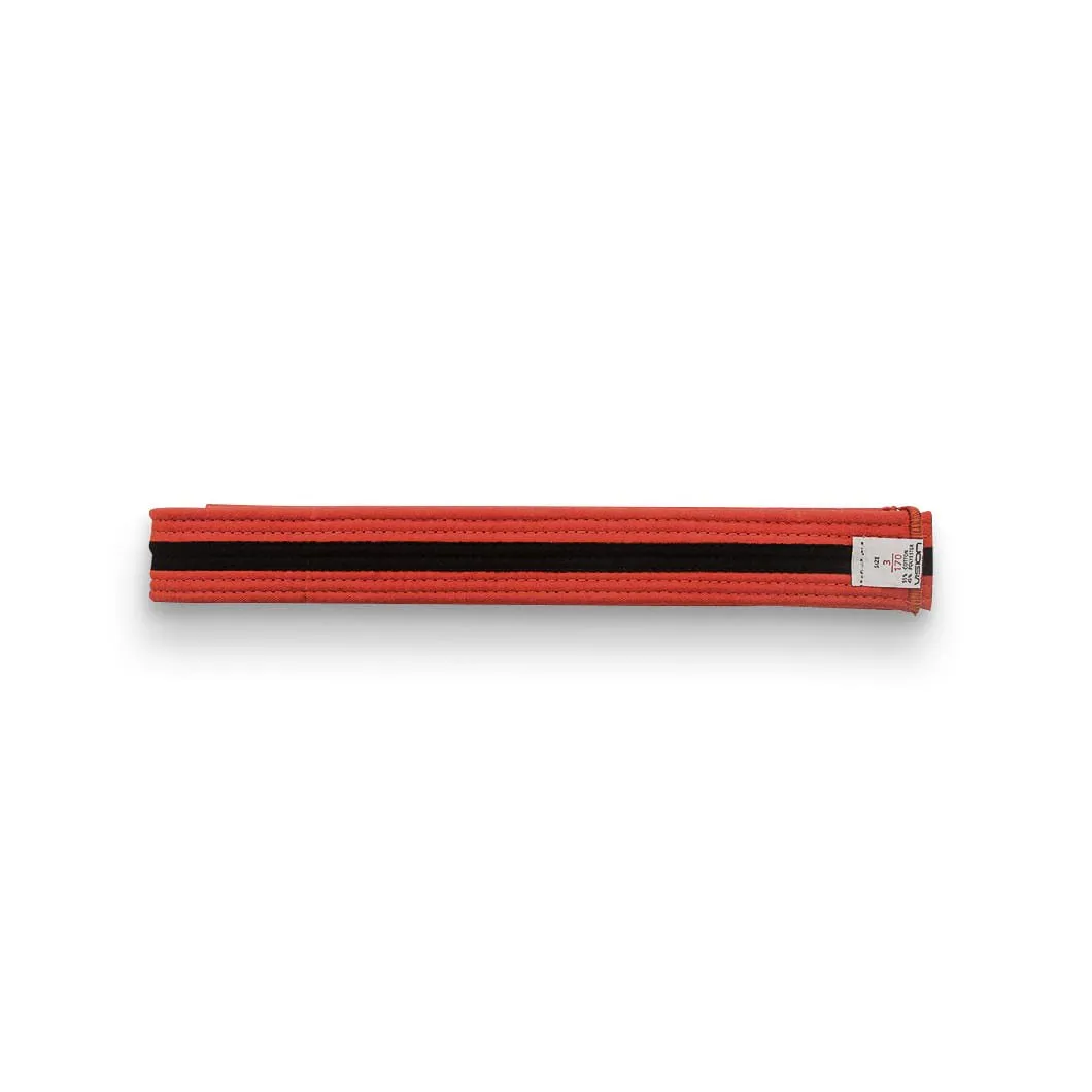 Striped Orange Belt