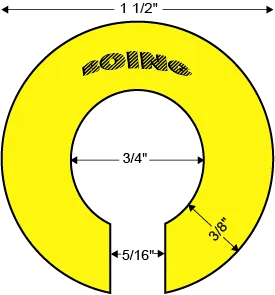 Striped PU - Round   Hole   Slot