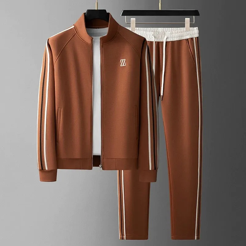 Vera | Men's Striped Full-Zip Track Set