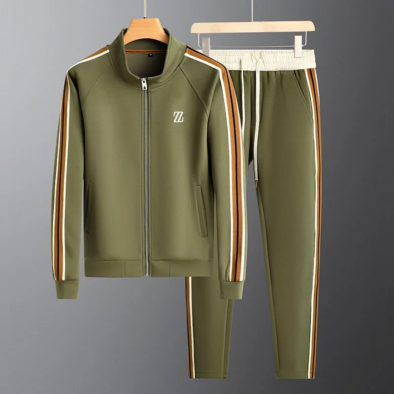 Vera | Men's Striped Full-Zip Track Set